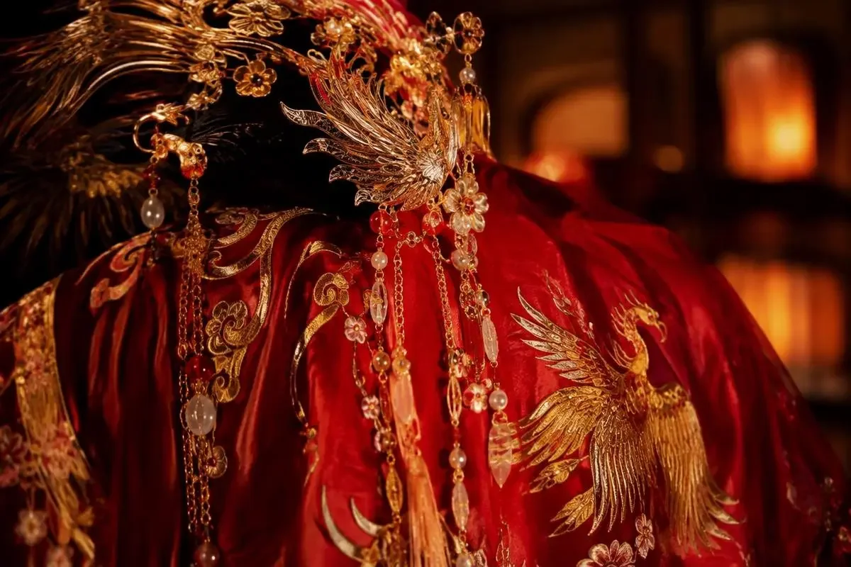 《凤冠下她不肯低头》服化道特辑:一件凤冠拍了 13 天 - 红果tv短剧快讯 《凤冠下她不肯低头》服化道特辑:一件凤冠拍了 13 天 配图